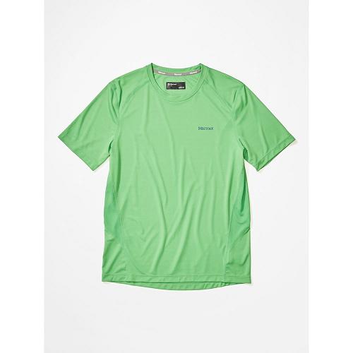 Marmot Clothes Green NZ - Windridge T-Shirts Mens NZ3168095